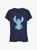 Disney Lilo & Stitch Floral Sketch Girls T-Shirt | Trending Graphic Tee For Fans
