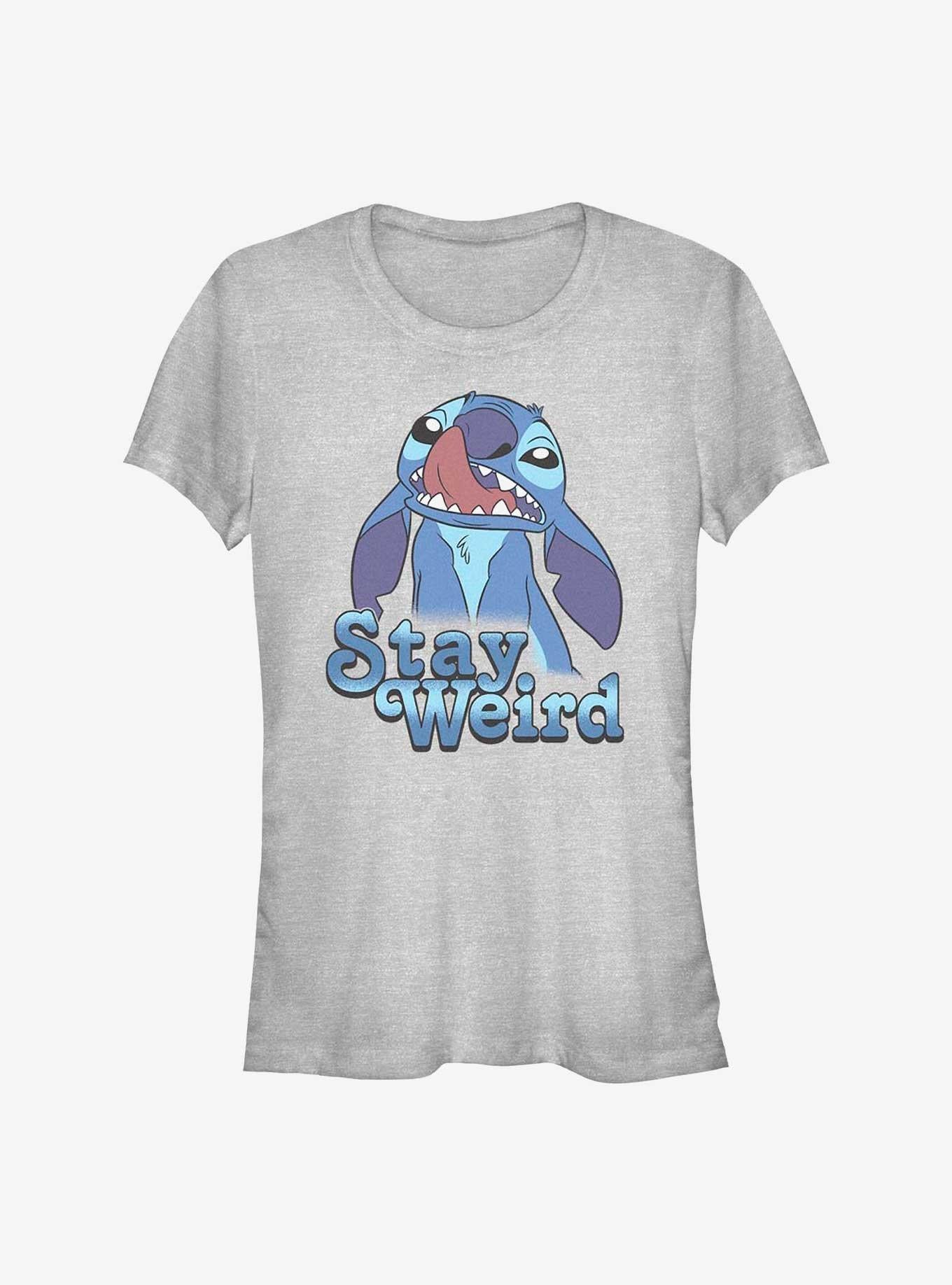 Disney Lilo & Stitch Stay Weird Girls T-Shirt | Trending Graphic Tee For Fans