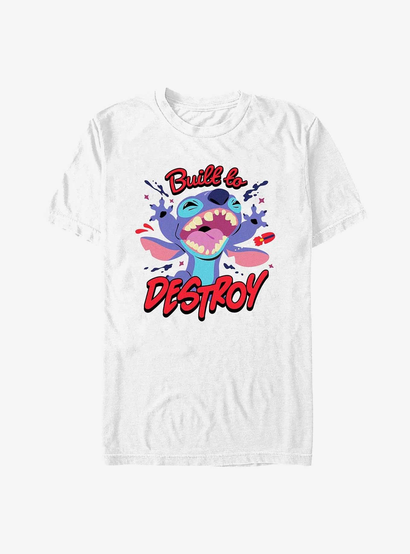 Disney Lilo & Stitch Built To Destroy T-Shirt | Trending Graphic Tee For Fans