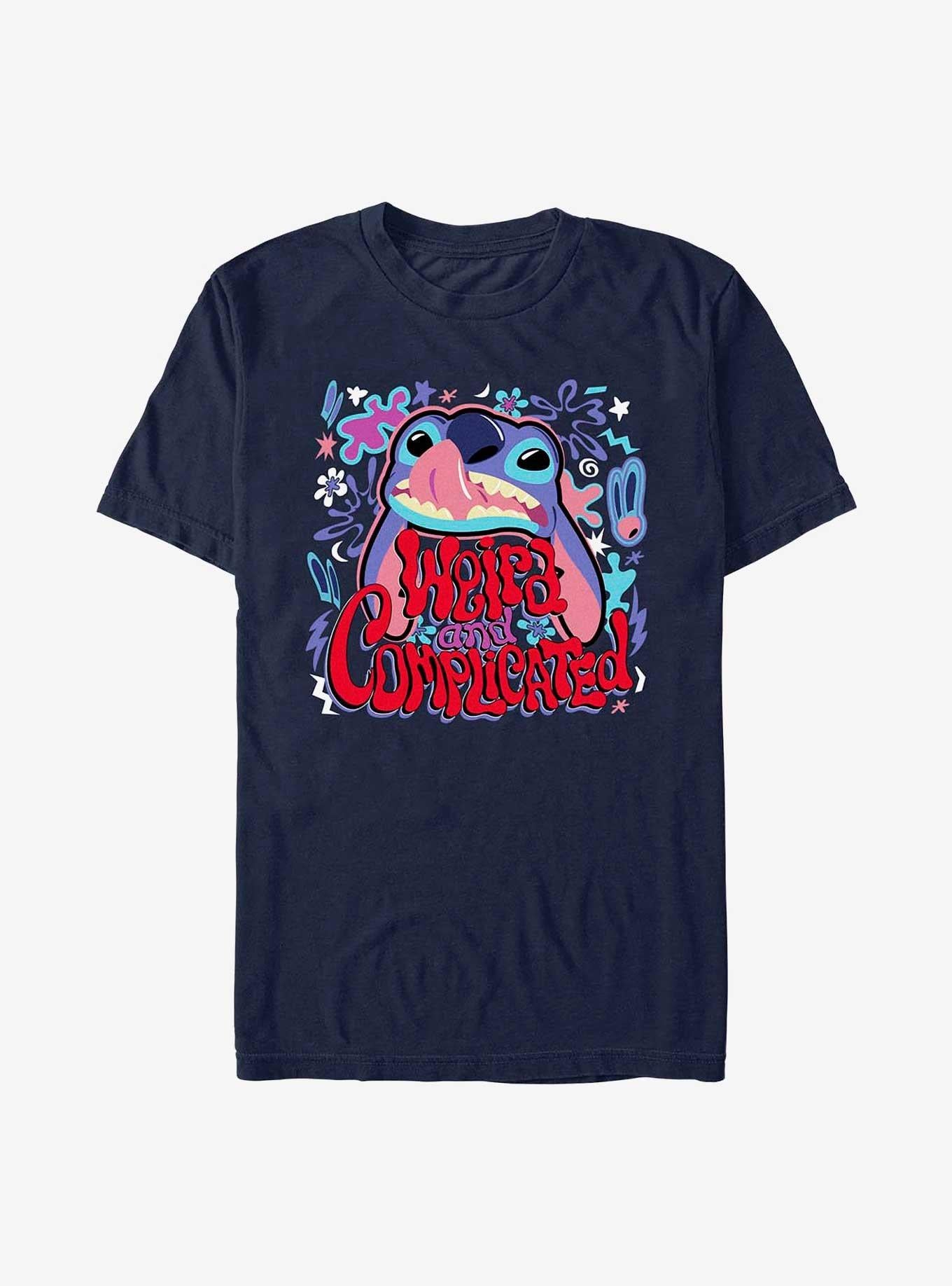 Disney Lilo & Stitch Weird and Complicated T-Shirt | Trending Graphic Tee For Fans