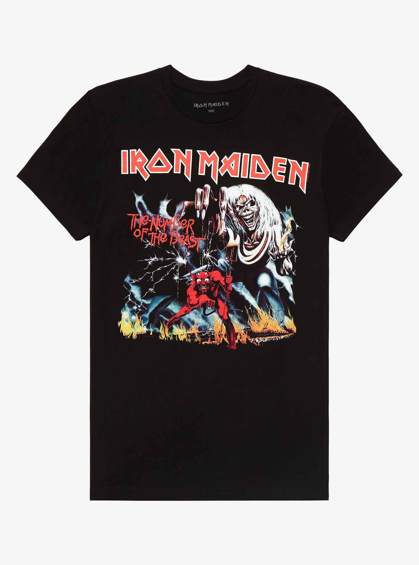 Iron Maiden The Number Of The Beast Lyrics T-Shirt | Trending Graphic Tee For Fans