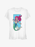 Disney The Little Mermaid Ariel Portrait Girls T-Shirt | Trending Graphic Tee For Fans
