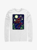 Marvel Spider-Man Starry New York Long-Sleeve T-Shirt | Trending Graphic Tee For Fans