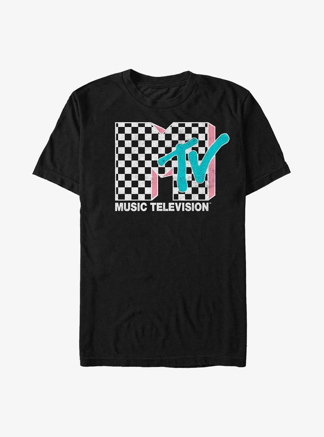 MTV Checkered Logo T-Shirt | Trending Graphic Tee For Fans