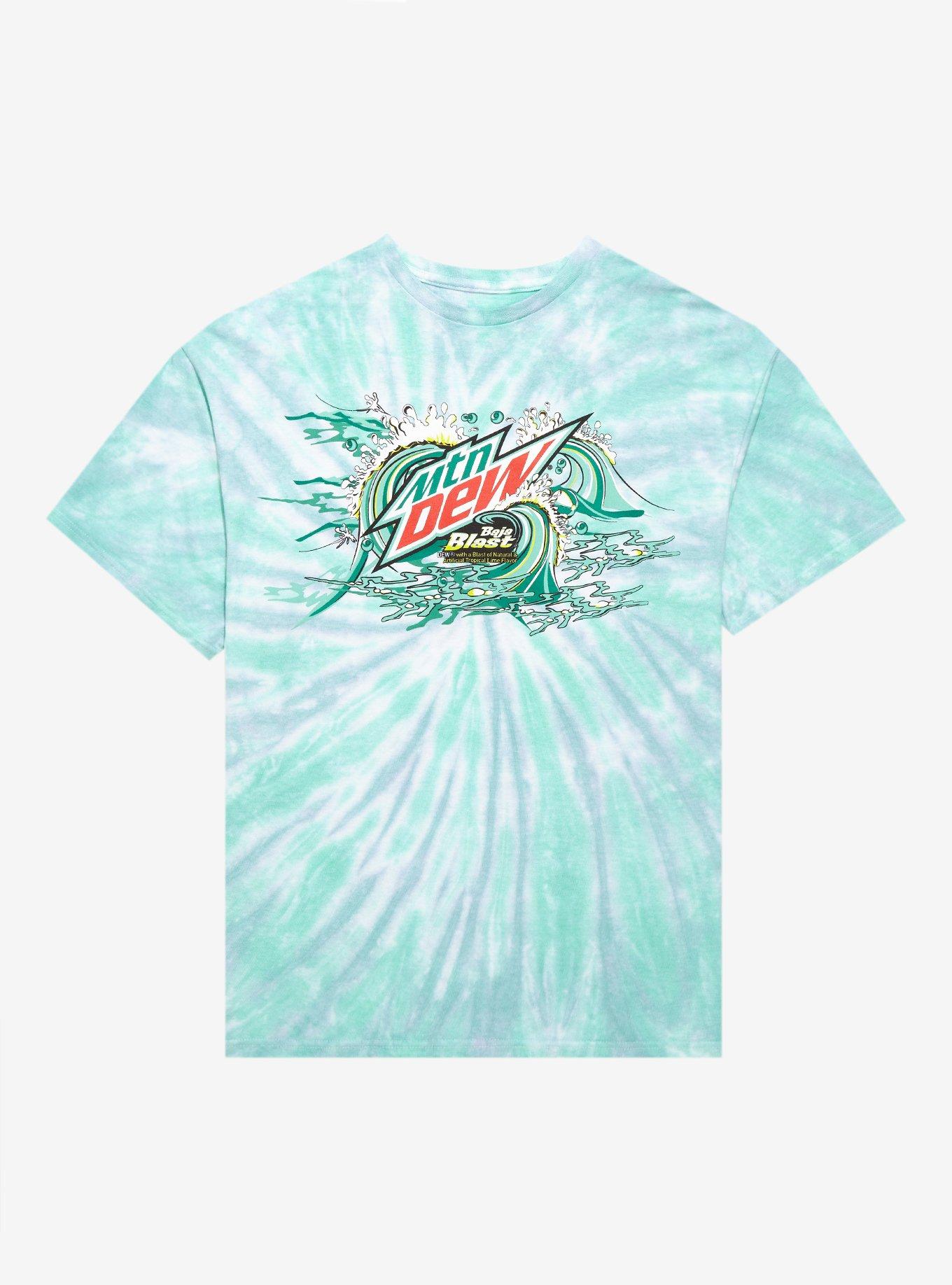 Mountain Dew Baja Blast Tie-Dye T-Shirt | Trending Graphic Tee For Fans