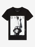 Gayle Upside-Down Portrait Boyfriend Fit Girls T-Shirt | Trending Graphic Tee For Fans