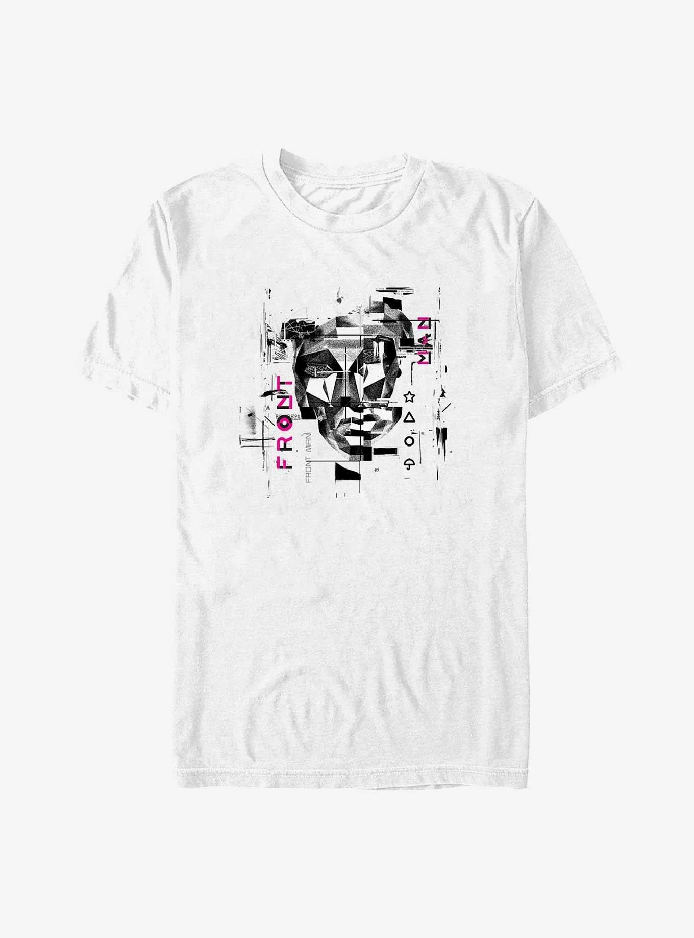 Squid Game Distorted Front Man T-Shirt | Trending Graphic Tee For Fans