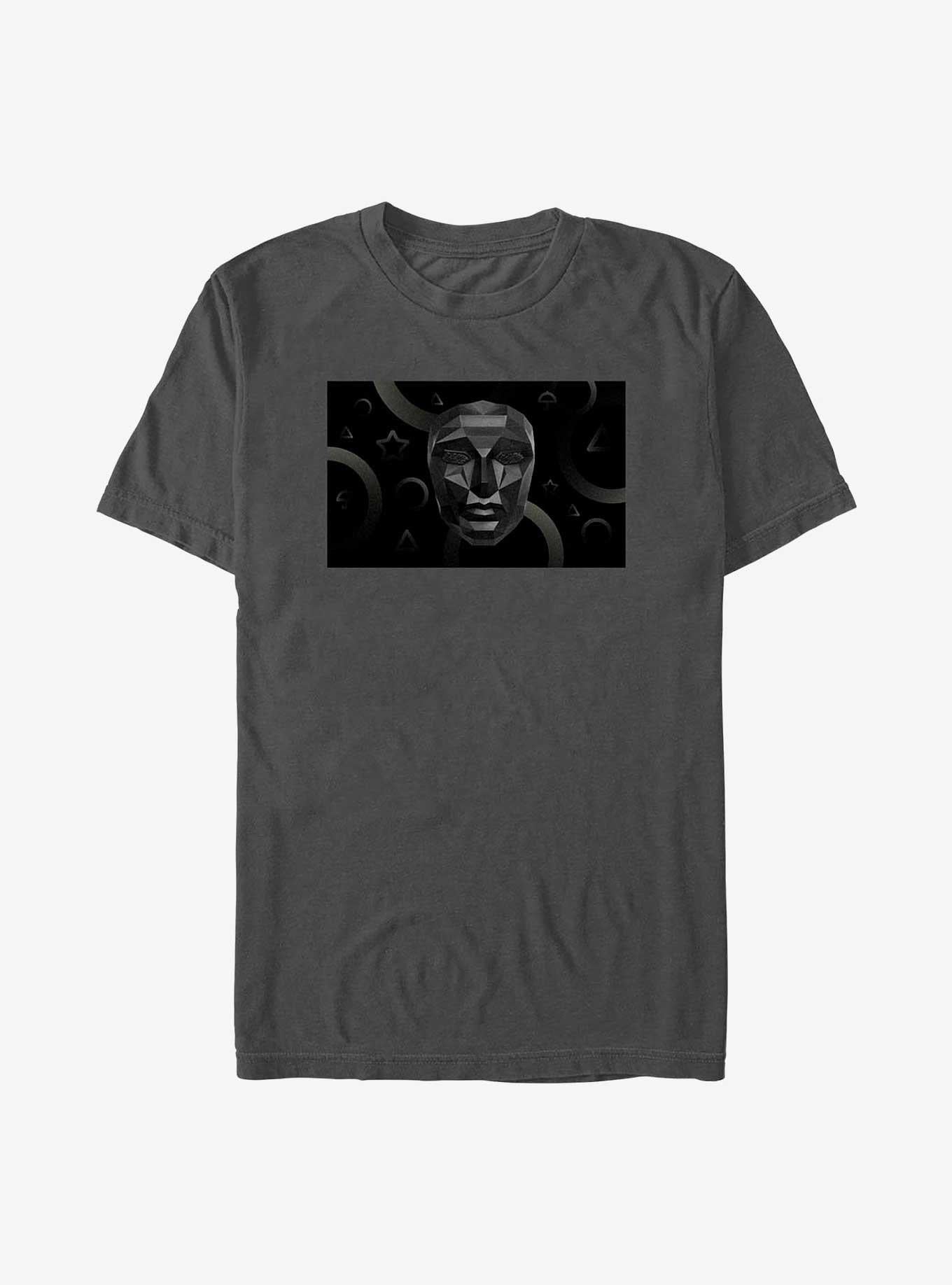 Squid Game Mask and Shapes T-Shirt | Trending Graphic Tee For Fans