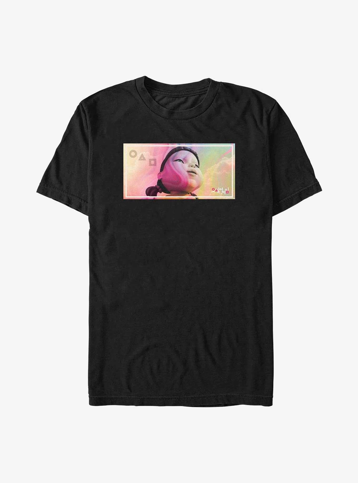 Squid Game Trippy Young-Hee Doll T-Shirt | Trending Graphic Tee For Fans