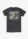 MTV Flag MTV Logo Mineral Wash T-Shirt | Trending Graphic Tee For Fans