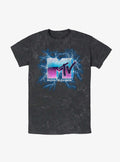 MTV Music Strikes Again Mineral Wash T-Shirt | Trending Graphic Tee For Fans