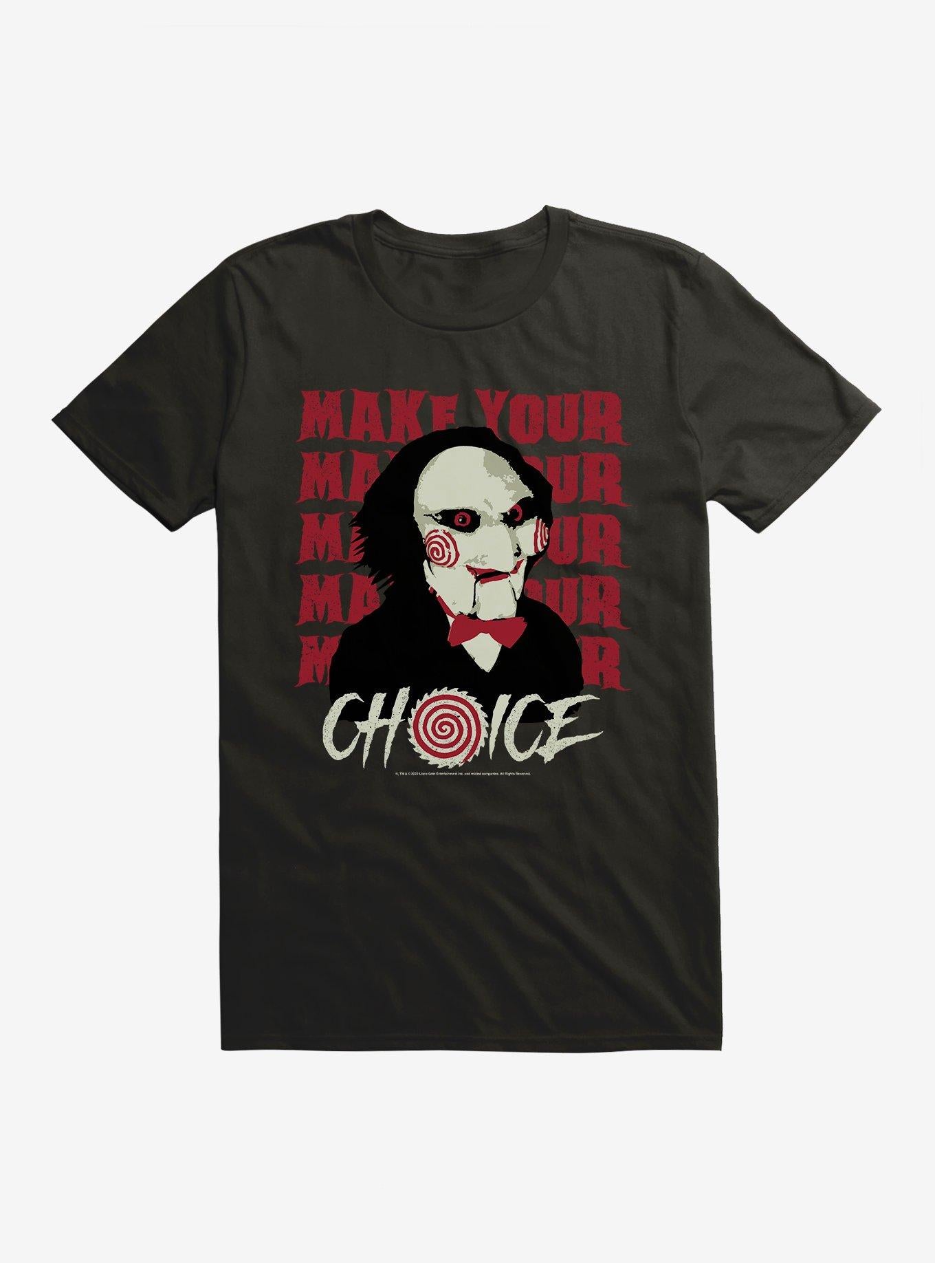 Saw Choice T-Shirt | Trending Graphic Tee For Fans