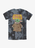 Star Wars The Mandalorian Logo Child Gaze Tie-Dye T-Shirt | Trending Graphic Tee For Fans