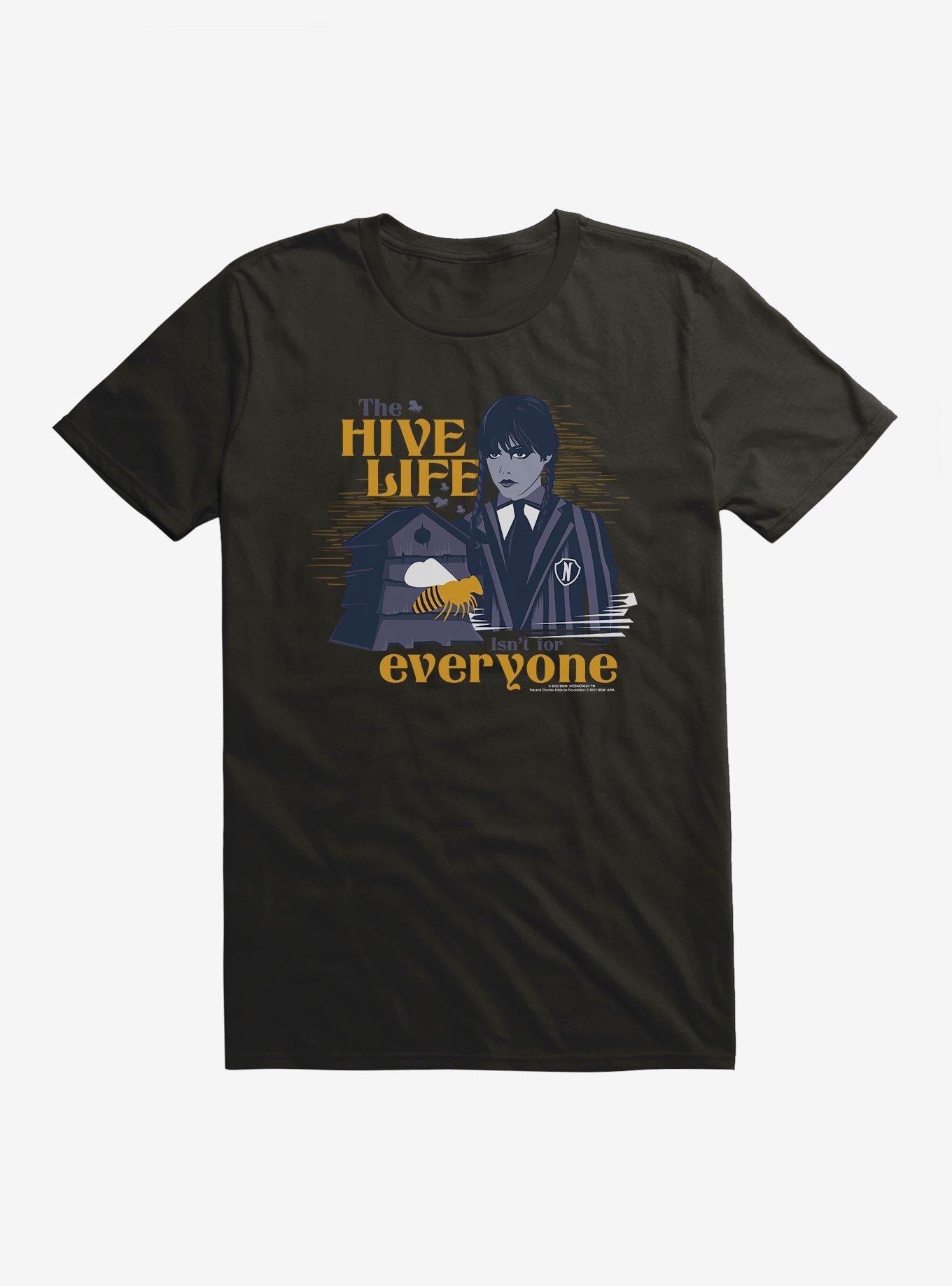 Wednesday Hive Life T-Shirt | Trending Graphic Tee For Fans