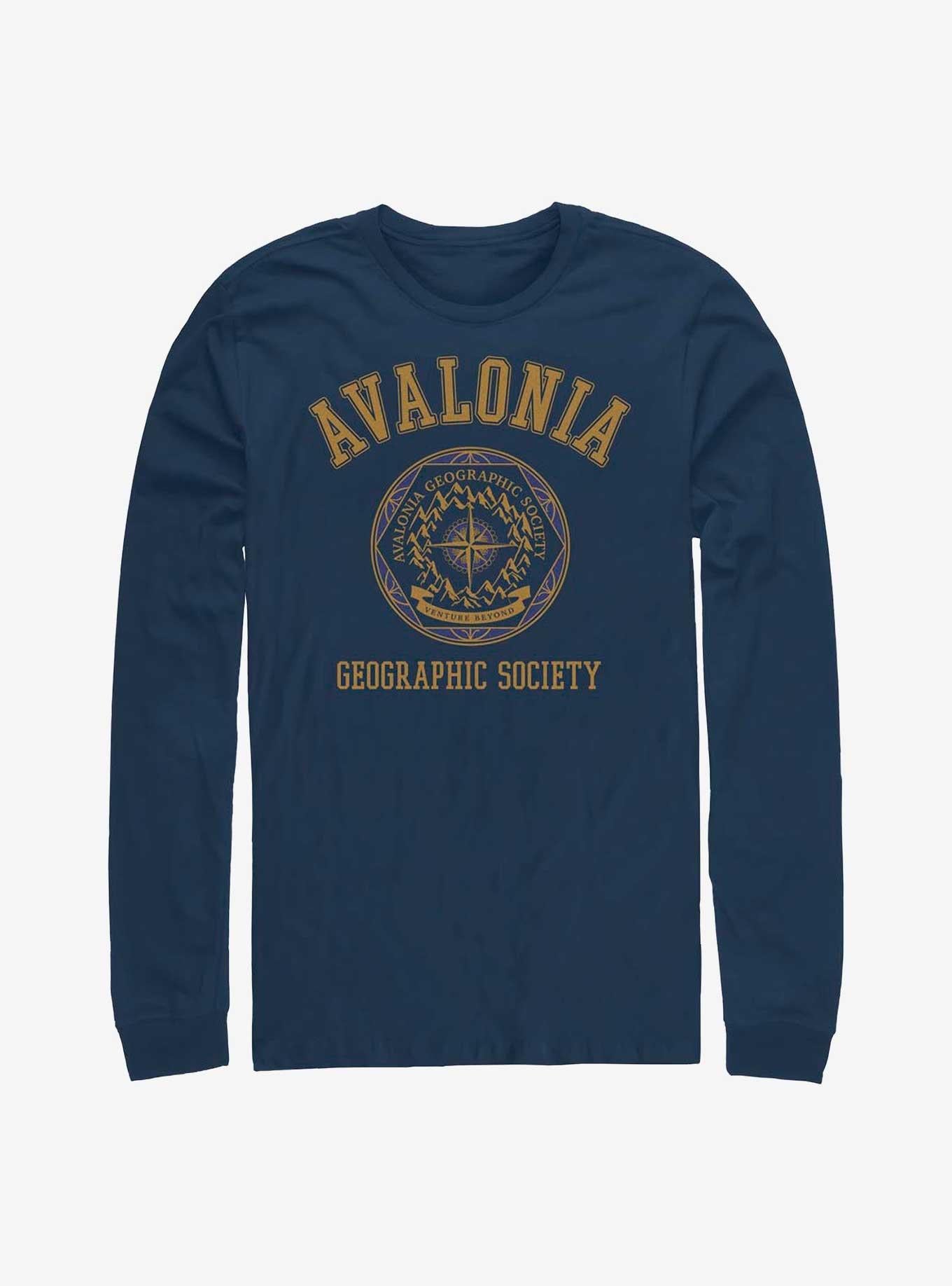 Disney Strange World Avalonia Geographic Society Long-Sleeve T-Shirt | Trending Graphic Tee For Fans