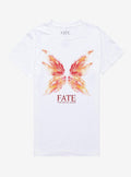 Fate The Winx Saga Fire Fairy Wings Boyfriend Fit Girls T-Shirt | Trending Graphic Tee For Fans