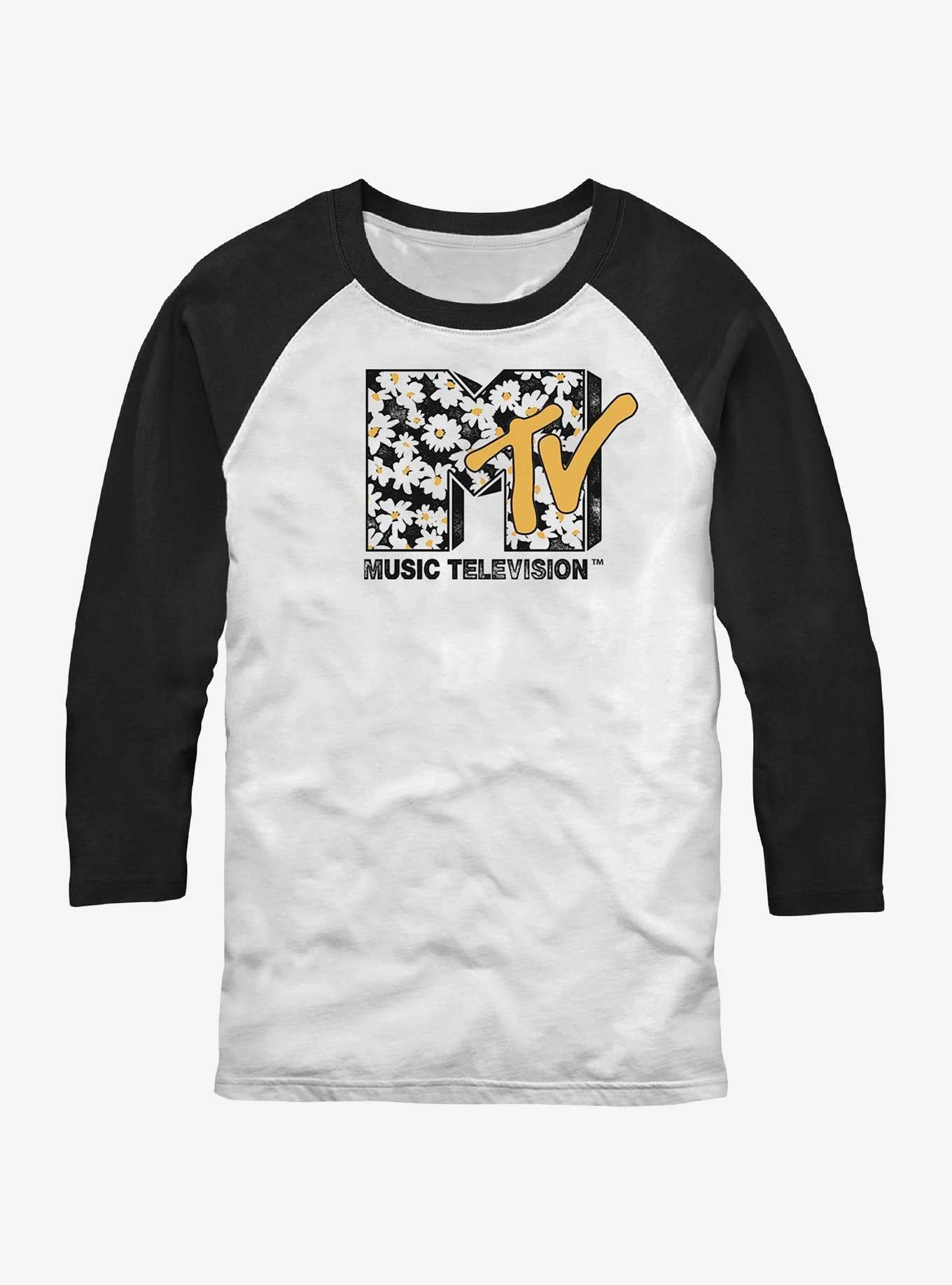 MTV Daisies Logo Raglan T-Shirt | Trending Graphic Tee For Fans