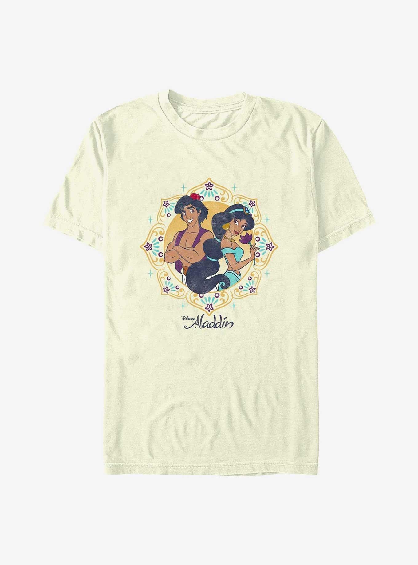 Disney Aladdin Jasmine and Aladdin T-Shirt | Trending Graphic Tee For Fans