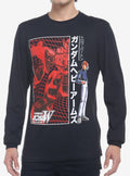 Mobile Suit Gundam Wing Trowa Long-Sleeve T-Shirt | Trending Graphic Tee For Fans