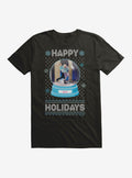 Barbie Snowglobe Holidays Ugly Christmas Pattern T-Shirt | Trending Graphic Tee For Fans