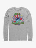 Disney Lilo & Stitch Mele Kalikimaka Merry Christmas in Hawaiian Long-Sleeve T-Shirt | Trending Graphic Tee For Fans