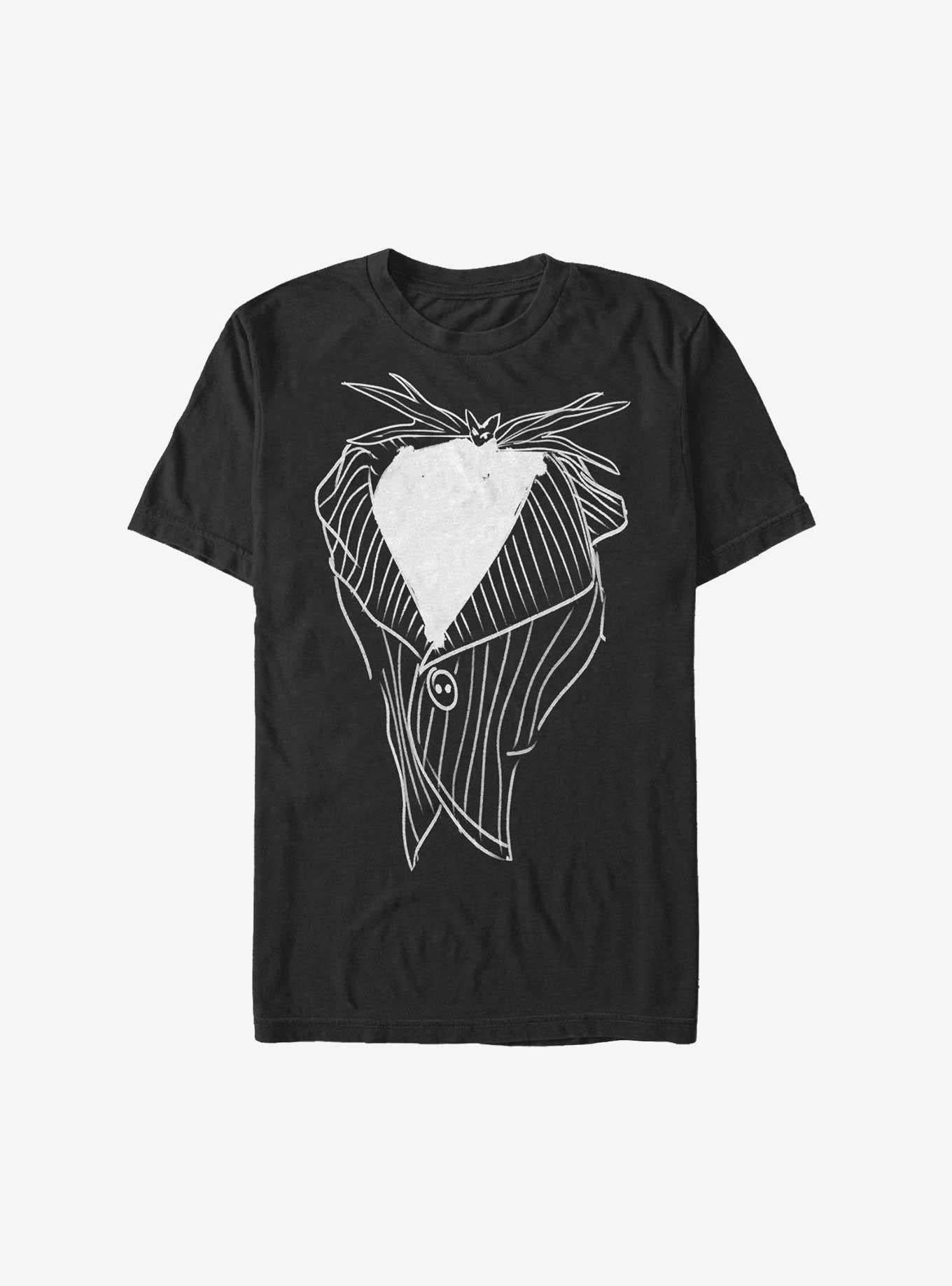 Disney The Nightmare Before Christmas Jack Skellington Costume Extra Soft T-Shirt | Trending Graphic Tee For Fans