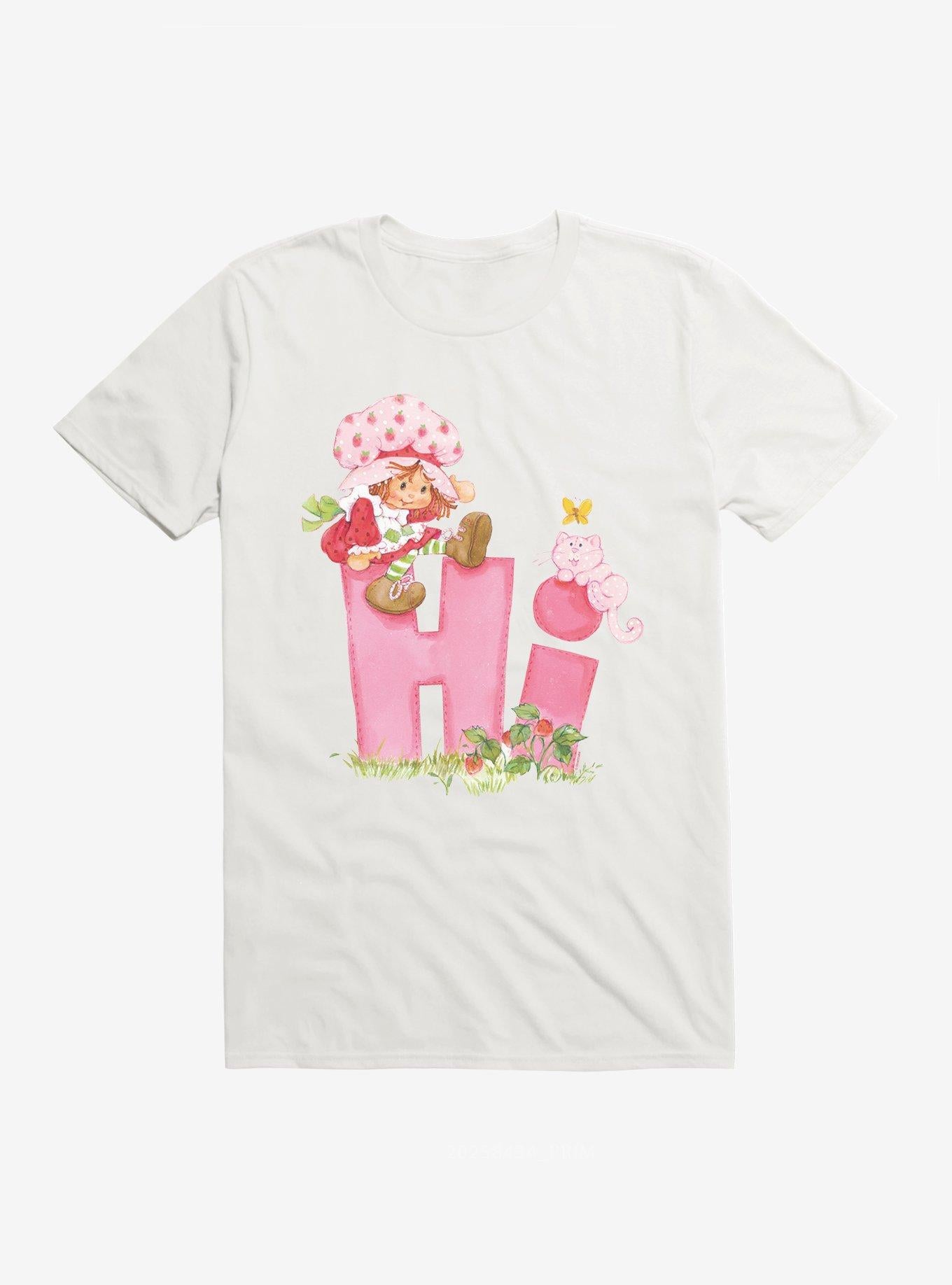 Strawberry Shortcake Hi Greeting T-Shirt | Trending Graphic Tee For Fans