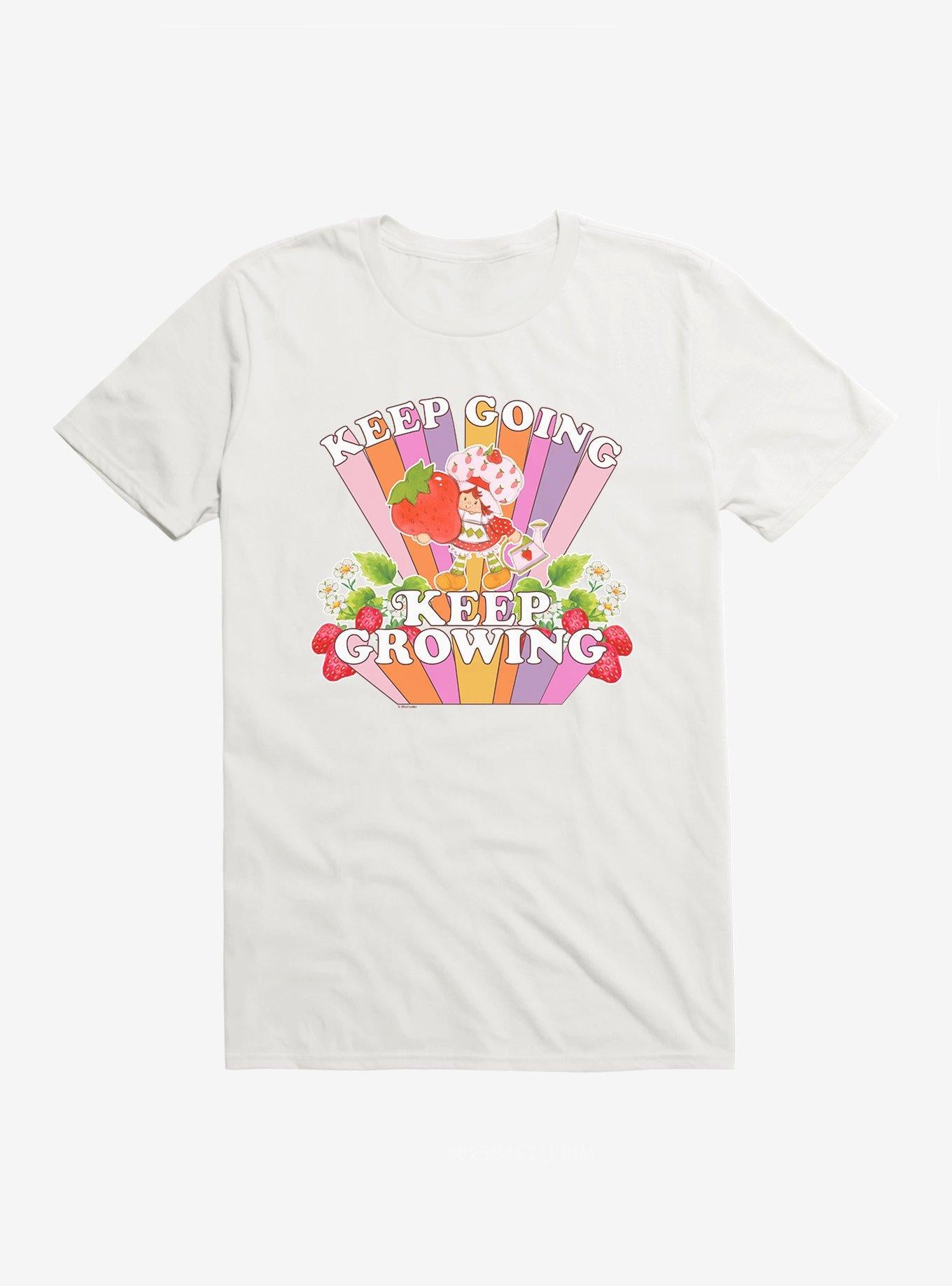 Strawberry Shortcake Keep Going Keep Growing Retro T-Shirt | Trending Graphic Tee For Fans