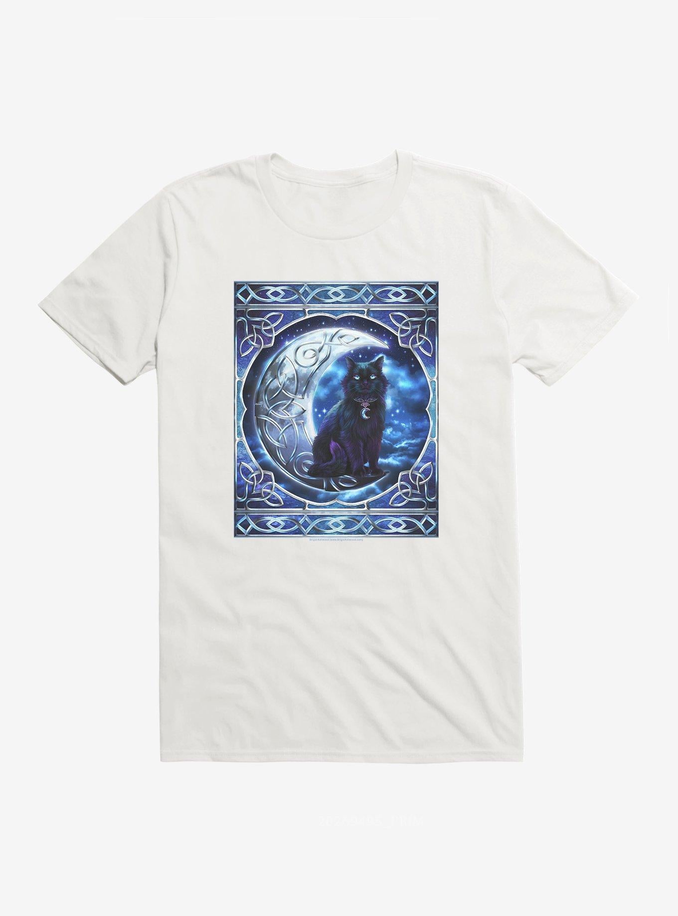 Celtic Black Cat by Brigid Ashwood T-Shirt | Trending Graphic Tee For Fans