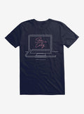 Sex And The City Laptop Outline T-Shirt | Trending Graphic Tee For Fans