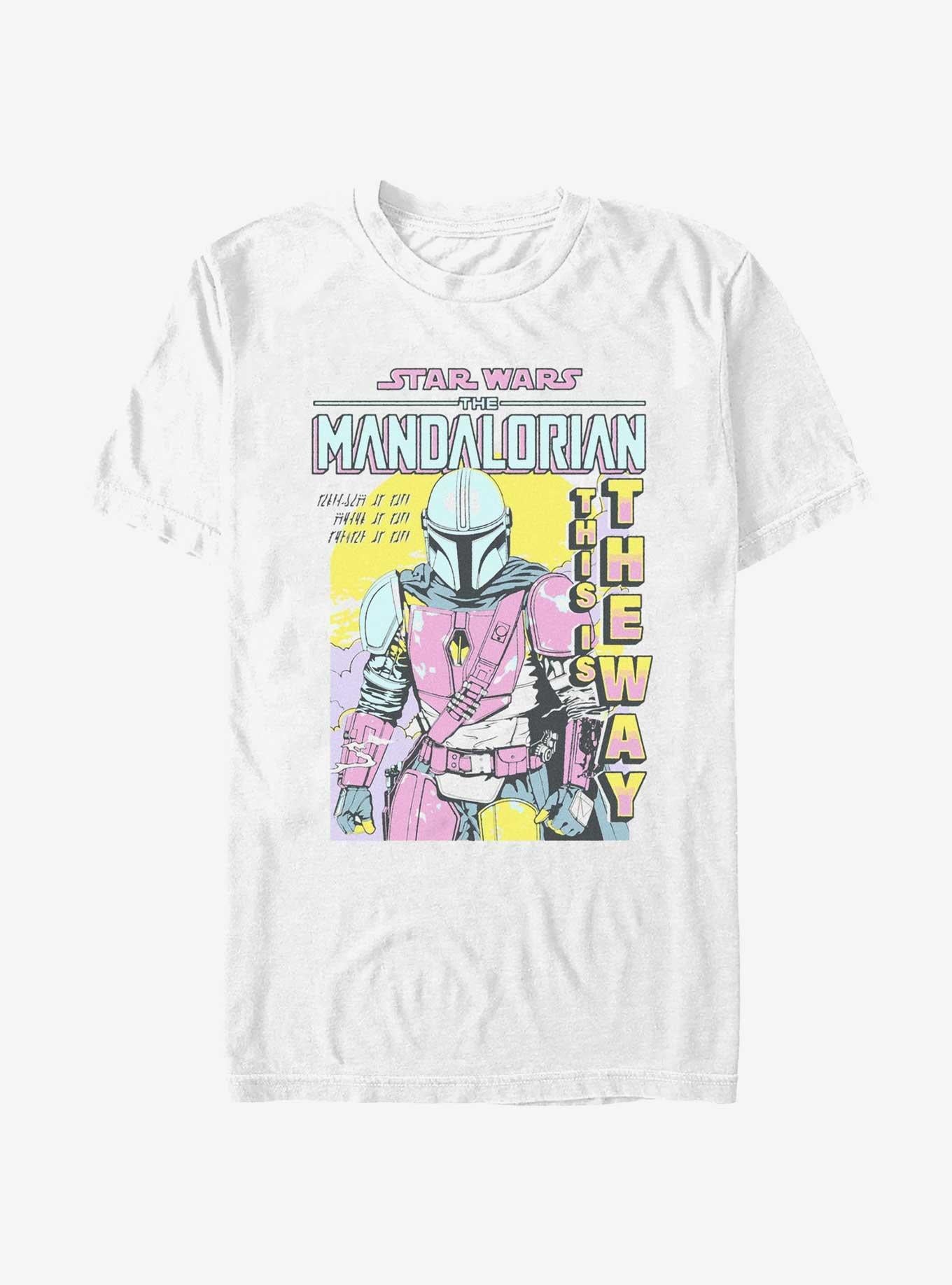 Star Wars The Mandalorian Pop Art Poster T-Shirt | Trending Graphic Tee For Fans