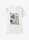 Star Wars The Mandalorian Play With Food Comic T-Shirt | Trending Graphic Tee For Fans