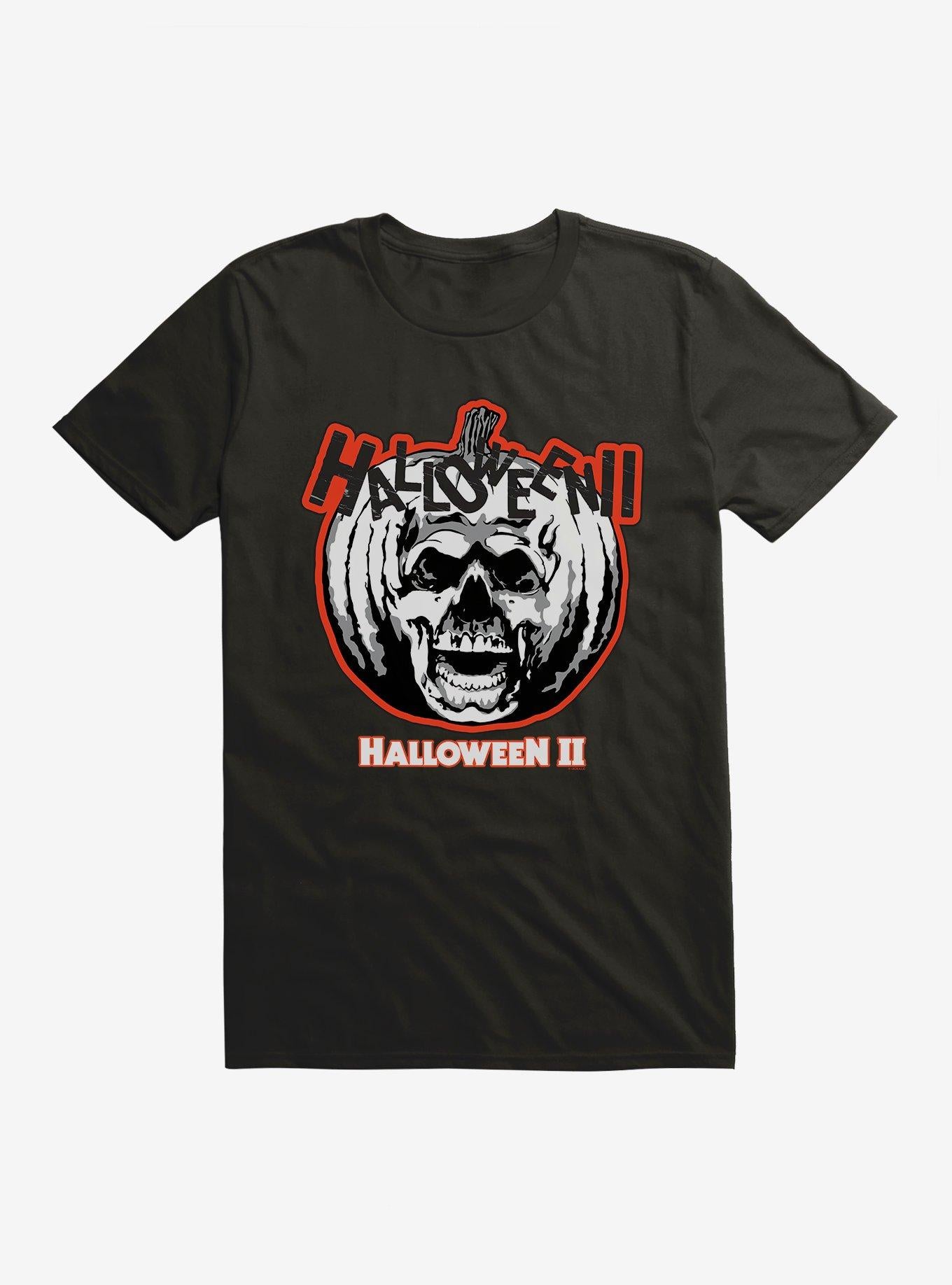 Halloween II Pumpkin Skull T-Shirt | Trending Graphic Tee For Fans
