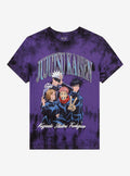 Jujutsu Kaisen Group Purple Tie-Dye T-Shirt | Trending Graphic Tee For Fans