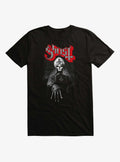Ghost Papa Emeritus III Black And White T-Shirt | Trending Graphic Tee For Fans