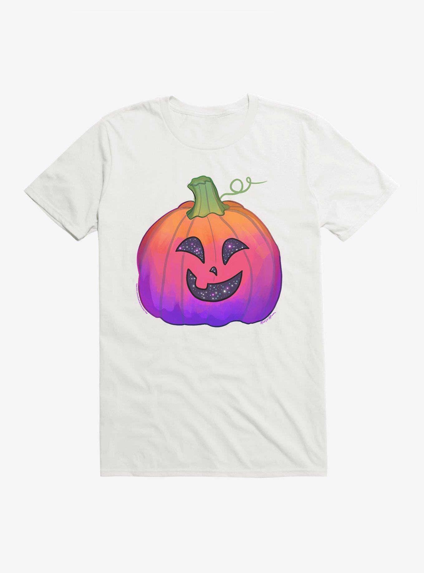 Celestial Smile Pumpkin by Rose Catherine Khan T-Shirt | Trending Graphic Tee For Fans