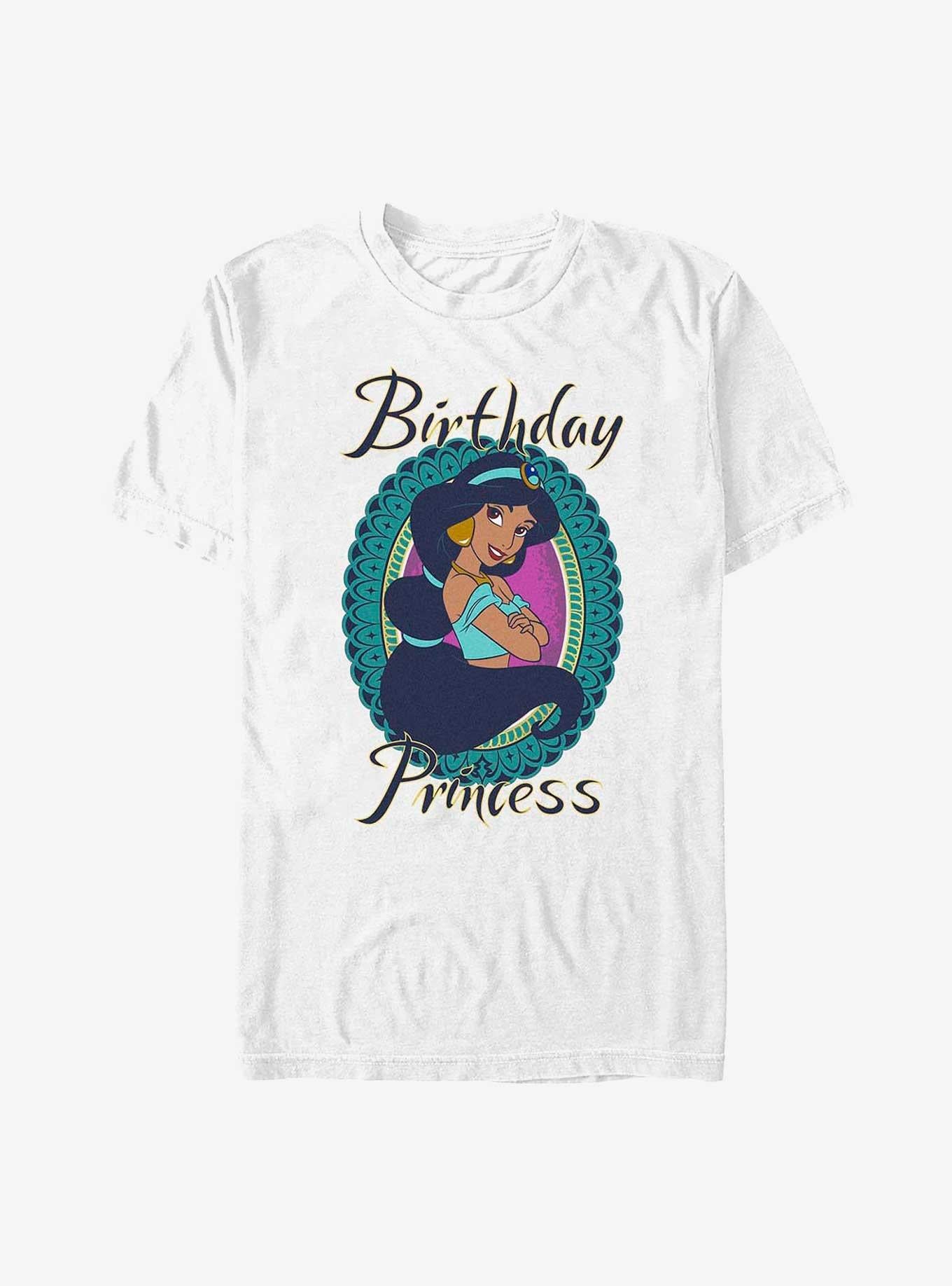 Disney Aladdin Jasmine Birthday Princess T-Shirt | Trending Graphic Tee For Fans