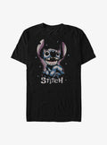 Disney Lilo & Stitch Distressed Stitch T-Shirt | Trending Graphic Tee For Fans