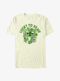 Disney Lilo & Stitch Lucky Shamrock Stitch T-Shirt | Trending Graphic Tee For Fans