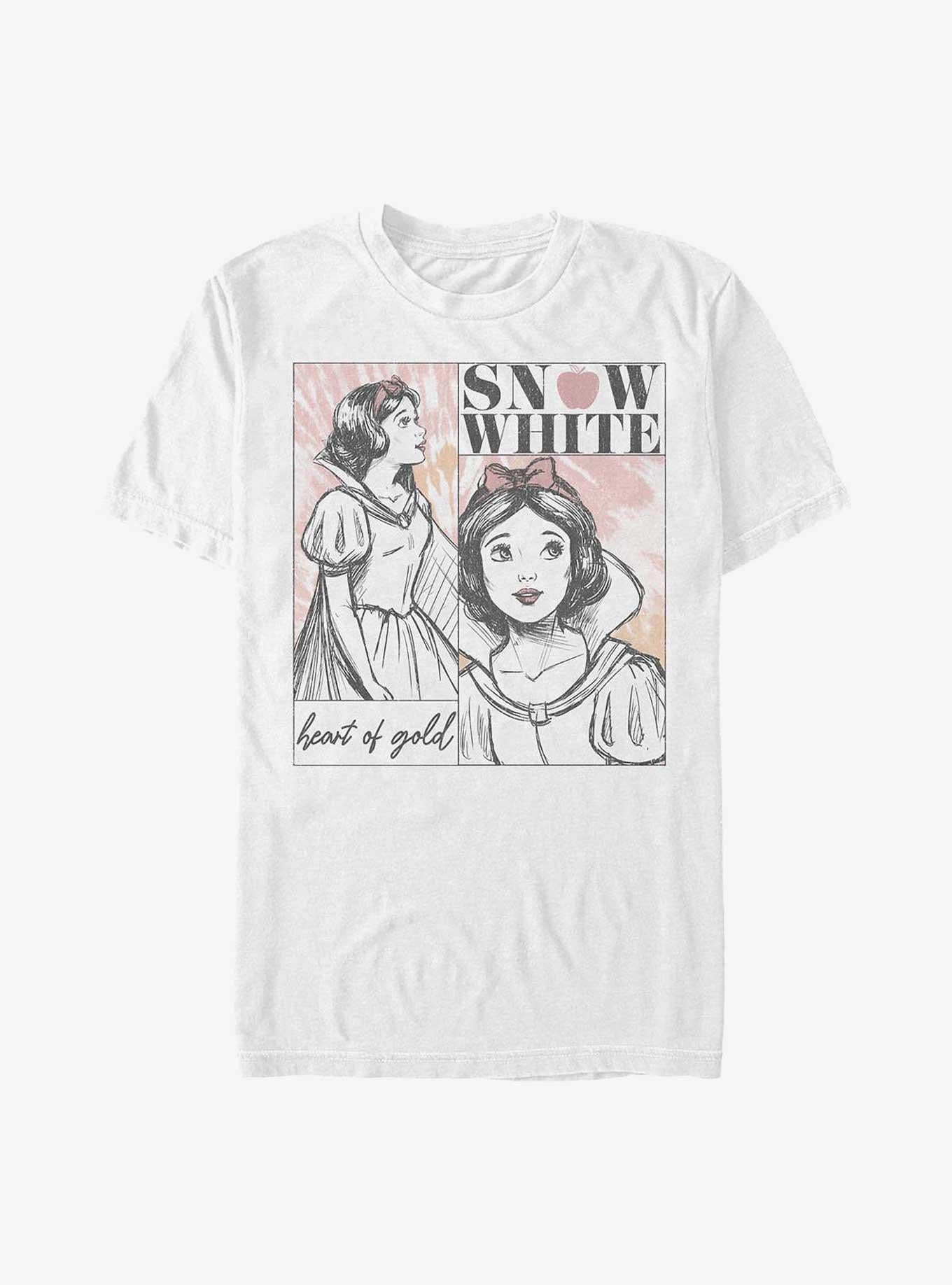 Disney Snow White and the Seven Dwarfs Heart of Gold T-Shirt | Trending Graphic Tee For Fans