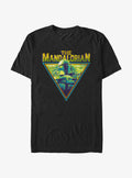 Star Wars The Mandalorian Neon Grunge Logo T-Shirt | Trending Graphic Tee For Fans
