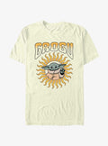 Star Wars The Mandalorian Grogu Sun Vibes T-Shirt | Trending Graphic Tee For Fans