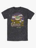 Star Wars The Mandalorian Grogu The Child Vintage Mineral Wash T-Shirt | Trending Graphic Tee For Fans