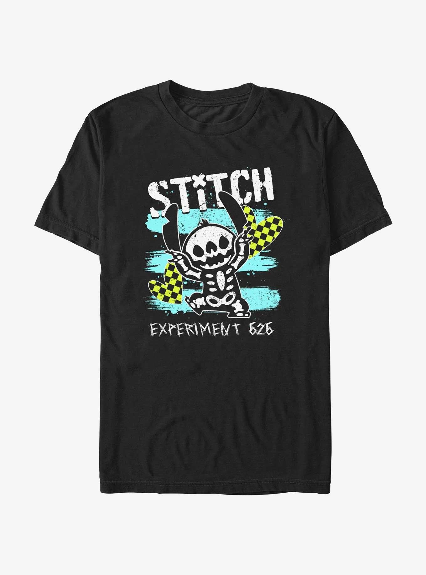 Disney Lilo & Stitch Emo Skelestitch T-Shirt | Trending Graphic Tee For Fans