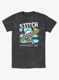 Disney Lilo & Stitch Emo Skelestitch Mineral Wash T-Shirt | Trending Graphic Tee For Fans