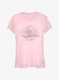 Disney Aladdin Moon Magic Carpet Girls T-Shirt | Trending Graphic Tee For Fans