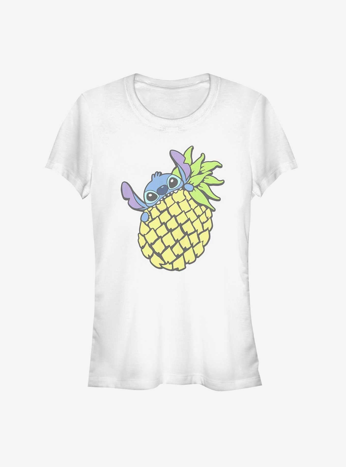 Disney Lilo & Stitch Pineapple Girls T-Shirt | Trending Graphic Tee For Fans