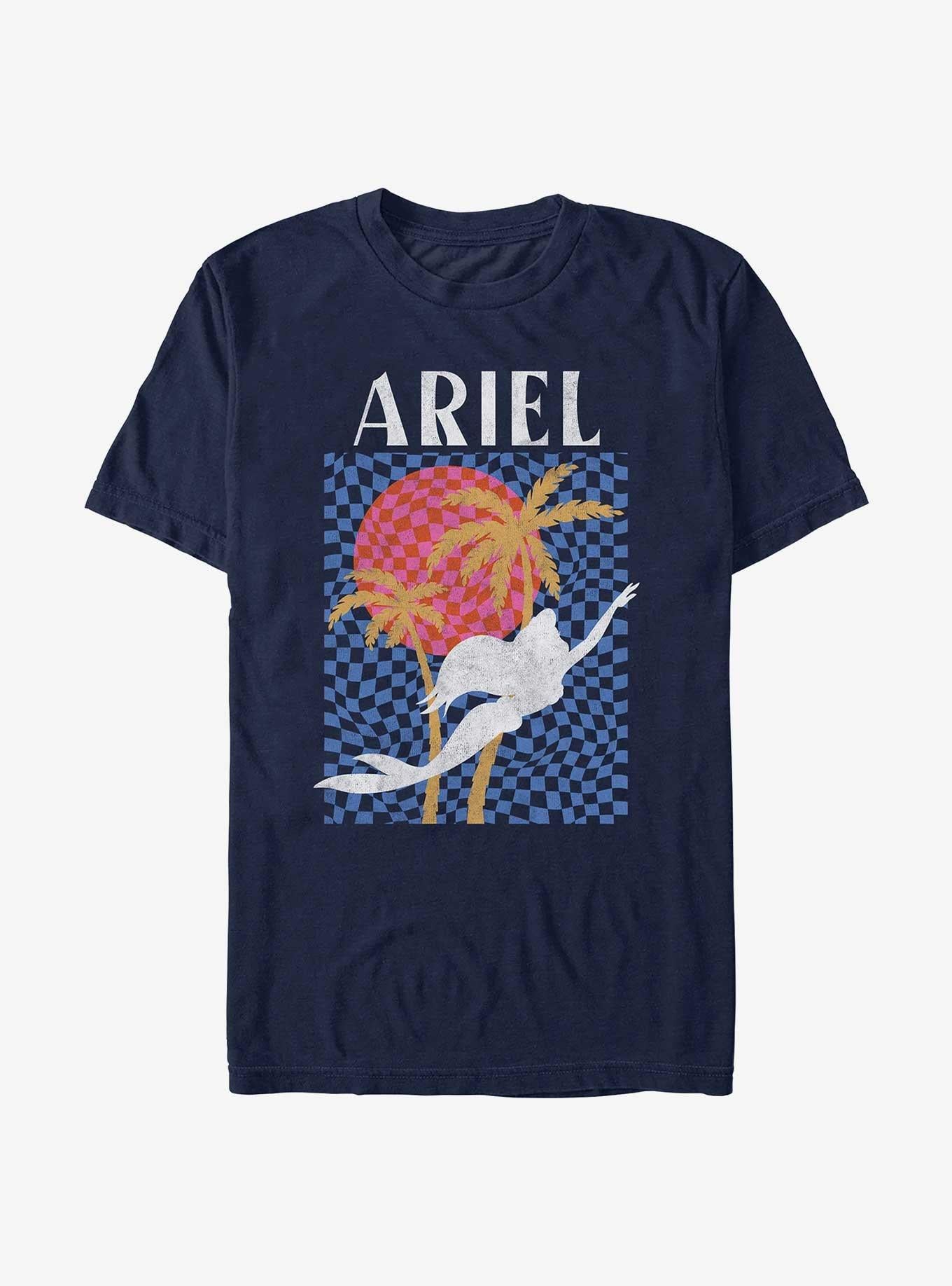 Disney The Little Mermaid Ariel Quirky Silhouette T-Shirt | Trending Graphic Tee For Fans