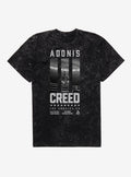 Creed III Adonis Creed LA Pillars Mineral Wash T-Shirt | Trending Graphic Tee For Fans