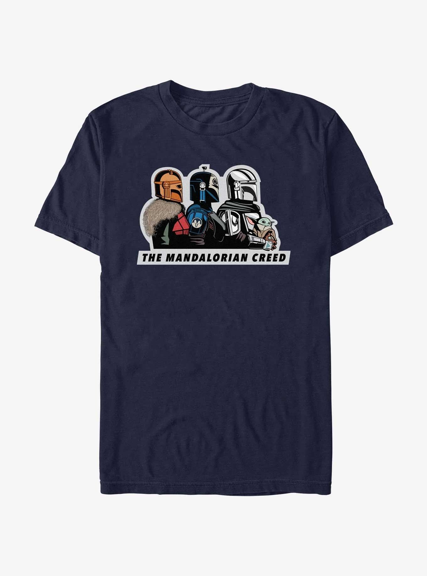 Star Wars The Mandalorian Creed Line Up T-Shirt | Trending Graphic Tee For Fans